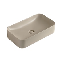 Ey-4730mk Mat Cappucino Tezgah Üstü Lavabo Bej