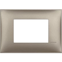 Bticino Classia Serisi 3 Modül Titanium Metal-çerçeve R4803tm