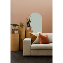 MSticker Bohem Tarzı Oval Açık Gri Duvar Dekorasyon Sticker 60x100 Cm