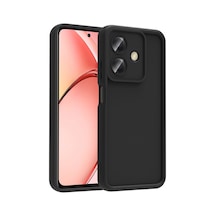 Oppo A3 Kılıf Kamera Korumalı Kalın Silikon Üstün Koruma Pazarplus Siyah