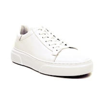 Beyaz Hakiki Deri Sneaker Ayakkabı 632.2501-beyaz Beyaz