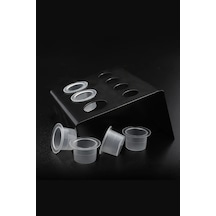Akrilik Dövme Boya Potalığı Mıknatıslı Taban Tattoo Ink Cup Tutucu
