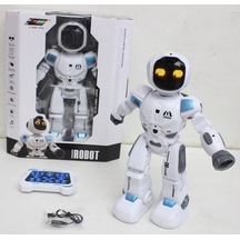 Büyük Uzaktan Kumandalı Beyaz Robot - Mavi Su Dünyası