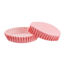 Cupcake Kalıbı Pet Kapsül Oval Model Düz Renk 100 Adet F11 Pem