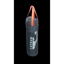 Boks Torbası Eldiven Ve Karabina Hediyeli İçi Dolu 50x20 Cm Füme