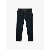Koton Pamuklu Cepli Normal Paça Tapered Jean Pantolon - Joe Jean İndigo Stone 7wam40042nd İndigo - Taş