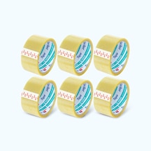 45 Mm X 40 Mt Şeffaf Koli Bandı Akrilik 6 Adet