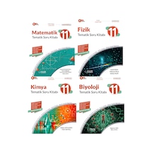 Palme 2027 11. Sınıf Matematik + Fizik + Kimya + Biyoloji Joker Tematik Soru Seti 4 Kitap Maarif Model