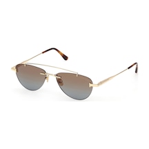Tom Ford Tf1356 30f 55 Unisex Güneş Gözlüğü Altın