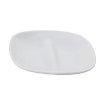 Porland Perspectıve Beyaz Bölmeli Sos Tabağı 14 CM