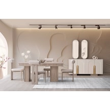 Vizon Mdf Yemek Odası Takımı Aytaşı