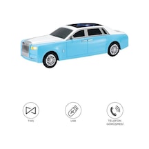 Bluetooth Hoparlör Rolls-royce Görünümlü Araba Led Ekranlı 15w Tws Fm Usb Speaker D82