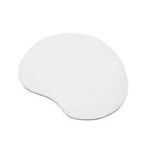 Newdaki Beyaz Yuvarlak Bilgisiyar Notebook Bileklik Destekli Ergonomik Optik Mousepad 19x23 cm