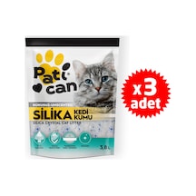 Patican Silika Kristal Kedi Kumu 3 x 3800 ML