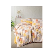 Flanel Tek Kişilik Nevresim Takımı Palm Hardal - 738304848 Hardal - 738304848 Hardal