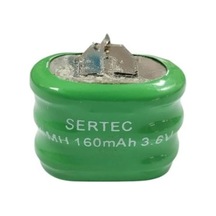 Tedar Sertec - 3.6v 3s1p 160 Mah 2 Pin Nı-mh Buton Pil Najmaddin