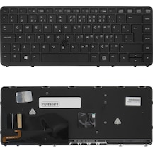 Hp Uyumlu Elitebook 850 G1 H5g11ea , 850 G1 H5g33ea Klavye Tr Işıklı Siyah Çerçeveli
