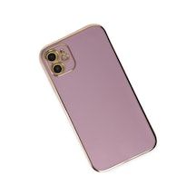 Apple iPhone Uyumlu - 12 Kılıf Volet Silikon - Mor