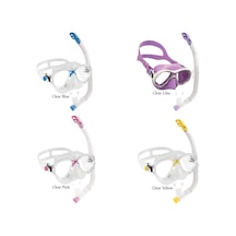 Cressi Junior Marea Maske Top Şnorkel Seti Clear-blue Clear - Blue