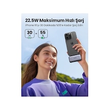 5000mah 20w Taşınabilir Standlı Powerbank, Siyah Renk 30.000 Mah