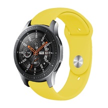 E2M Huawei Watch 20mm KRD-19 Classic Silikon Sarı