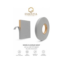 Mobilya Kenar Bandı Gri 20mmx50mt Ütü Bandı
