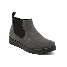 Antracıte Bot Kadın 45 U33 Vx Fly Flot Cloth Woman Ankle Boot Anthracite Antrasit