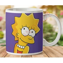 1-403 Lisa Sımpson İki Tarafı Baskılı Kupa Bardak.jpg
