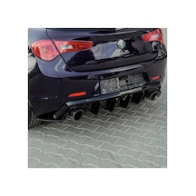 Alfa Romeo Giulietta Arka Difüzör & Flap Seti Sportif Tampon Altı Tasarım & Agresif Görünüm