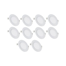 10 Adet 15 Watt Slim Led Panel Beyaz Işık Metal Kasa Diğer