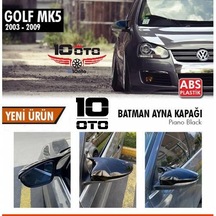 Volkswagen Golf 5 Jetta 5 Yarasa Ayna Kapağı (2003 - 2009) Parlak