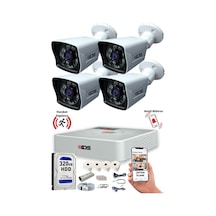 Ids - 4 Kameralı 1080p Fullhd 5mp Sony Lensli Kamera Seti - A1542