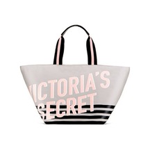 Victoria's Secret Vs Büyük Boy Logo Yazı Detaylı Gri Seyahat Çantası Gri