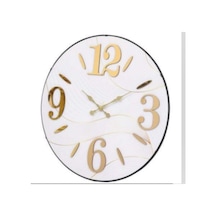 138-p 1 Pleksi Bombe 48 Cm Duvar Saati Modern Dekoratif Salon Ofis Saat Çok Renkli