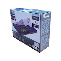 Bestway Pavillo 67287 Çift Kişilik Şişme Yatak Pompa 191x137x22 Mavi