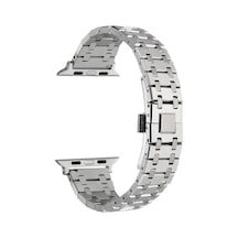Kilifone -  Apple Uyumlu  Watch  42mm - Kordon Metal Kordon Krd-83