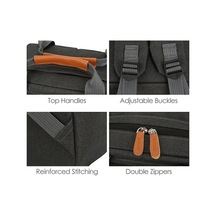 Ankatek Kadın-erkek Seyahat Okul İş 3'lü Laptop Çantası Seti - Küçük Cep Omuz Çantası Gri Gri