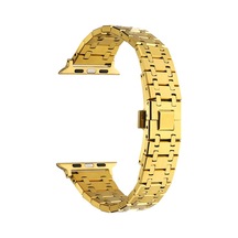 Mobilteam Watch 42mm Uyumlu Krd-83 Metal Kordon-gold