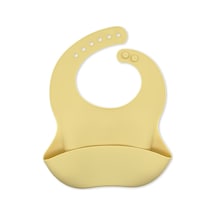 Kangvka Yeşil Dinozor Desenli Bebek Bibsi - Su Geçirmez, Ayrılabilir Tasarım, Kolay Taşınabilir, Yemek Yeme Koruyucu, Ayarlanabilir Boyun Kemerli Silikon Mangane