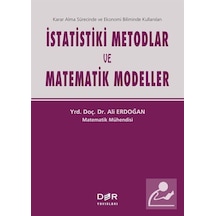 İstatistiki Metodlar ve Matematik Modeller - Ali Erdoğan - Der Yayınları
