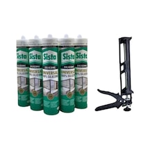 Sista Şeffaf Silikon 280 Ml X 5'li Set Plastik Silikon Tabancası