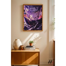 Naruto Sage Mod Anime Poster, Ahşap Çerçeveli Duvar Tablosu - Anime Severlere Özel Hediye