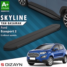 S-dizayn Ford Ecosport 2 Ecoboost Ecoboost 1.0 Skyline Siyah Yan Basamak 173 Cm 2012-2022 A+ Kalite