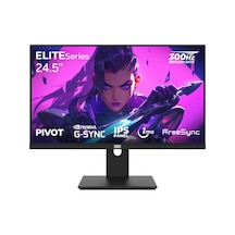 Dragos EliteSeries E245FHD300 24.5" 1 MS 300 Hz FreeSync G-Sync IPS Pivot Oyuncu Monitörü