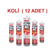 Soudal Fix All High Tack Mastik Kartuş 290Ml Şeffaf - Koli-Şeffaf Şeffaf