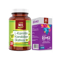 L-karnitin 120 Tablet+vitamin D3 K2 20 Ml