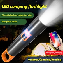 Cbtx Outdoor Kapak Klipsli Led El Feneri Tasarım Ayarlanabilir 3 Mod Cep Lambası Aydınlatma Şarj Edilebilir Acil Durum Feneri Kamp Çalışma Lambası Dış Mekan Ekipmanları