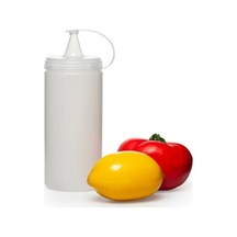 Şeffaf Sos Şişesi - 400 Ml 3 Adet - Pyrz-768373 Renkli