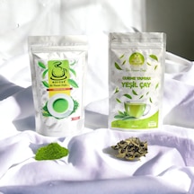 Karadeniz Matcha Yüksek Kalite 250 G + Gurme Yaprak Yeşil Çay 50 G