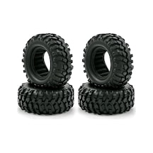 Tenfowee 1/10 Rc Araçları İçin 4 Adet Kauçuk Lastik, Trx4 Scx10 90046 90047 Cc01 Uyumlu, Dış Çap 96mm Genişlik 40mm